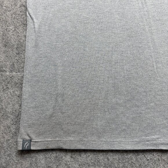 Free Fly 1/4 Zip Pullover Men 3XL Gray Performance Bamboo Long Sleeve - Picture 4 of 16